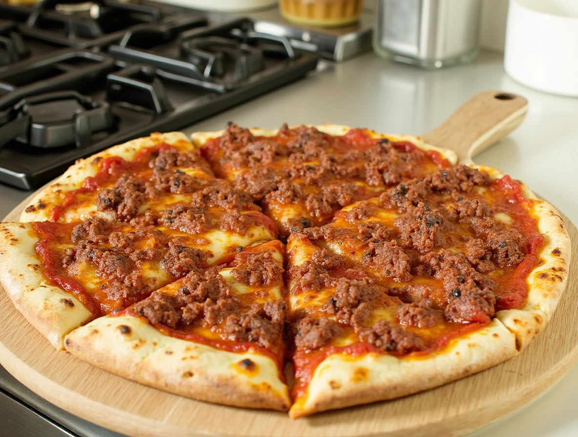 Juicy Steak Pizzaiola served with rich tomato sauce and spices