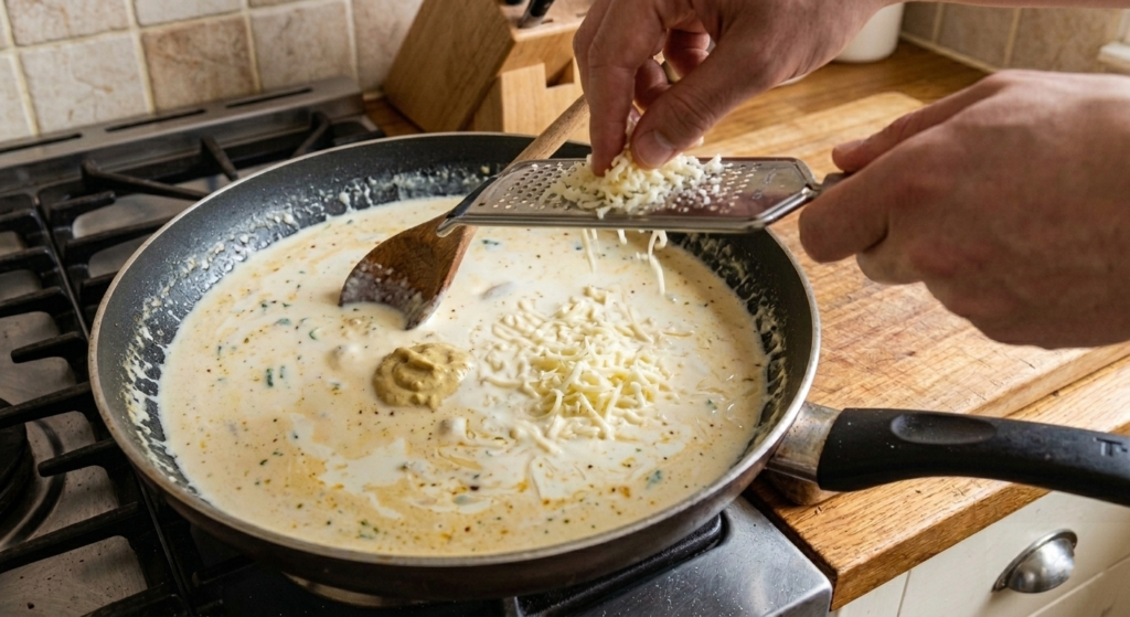 Cheese Sauce for Chicken Breast in Cheese Sauce