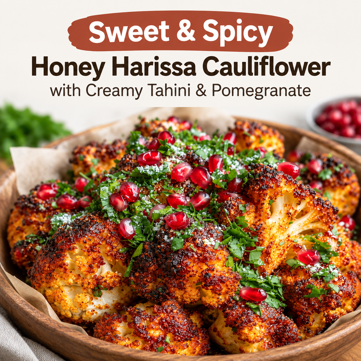 Honey Harissa Cauliflower